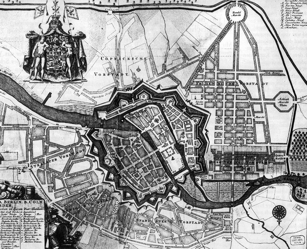 Matthaeus Seutter, Titel: Berlin prächtigste und mächtigste Hauptstadt - 1740