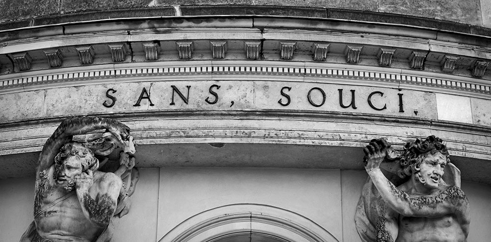 Inschrift Sanssouci