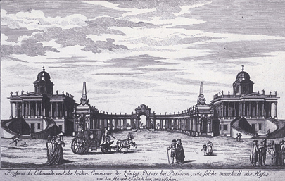 Die Communs des Neuen Palais in Potsdam-Sanssouci